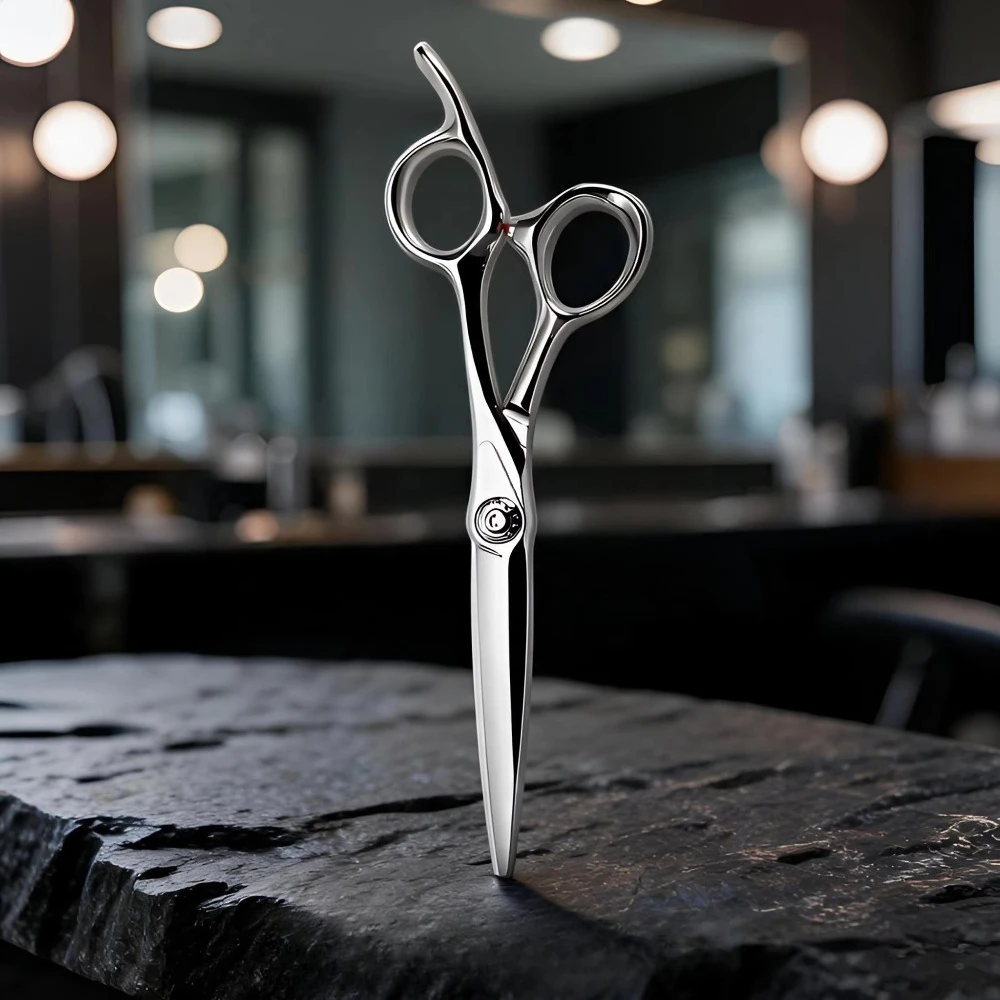Professional Contactless Hairdressing Scissors for Stylists Sharp Blade Left-Handed Made Japanese VG10 Steel Via CNC Technology