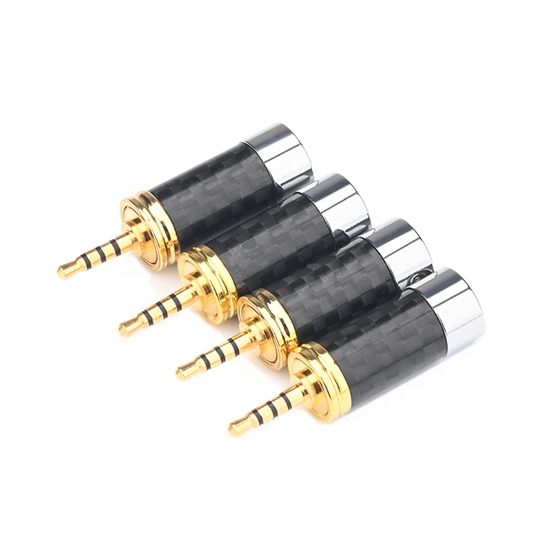 4PCS HiFi 2.5mm Audio Plug High Quality 2.5 Jack Connector for DIY HiFi Headphone Audio Cable