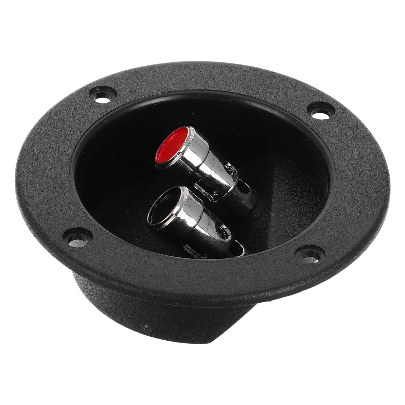 

Double Binding Post Speaker Box Terminal Cup Enhanced Bass Audio Connection for Car Subwoofer DIY Installation Reliable Speaker