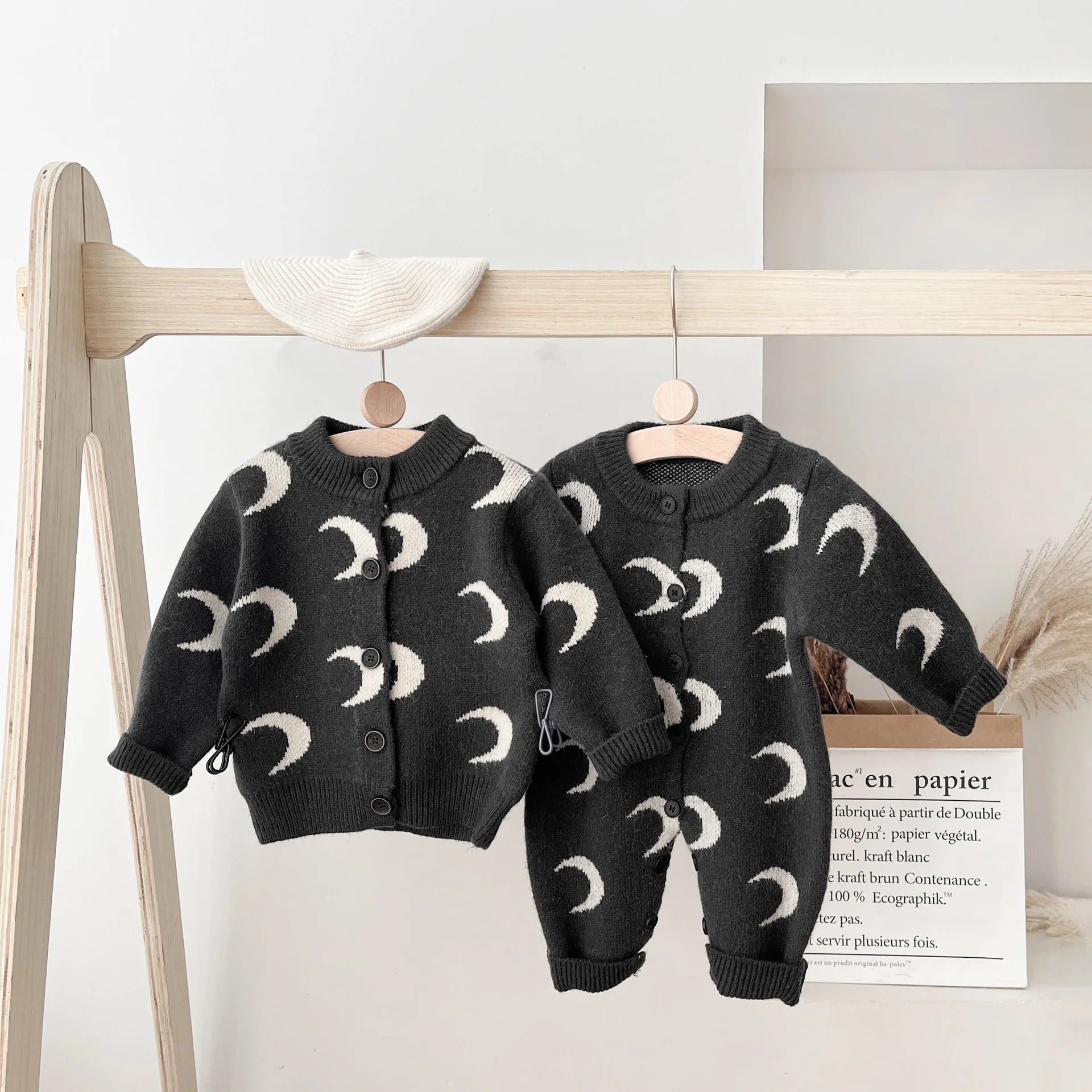 0-24M Newborn Kid Baby Boy Girl Winter Clothes Knit Sweater Baby Romper Thick Warm Jumpsuit Long Sleeve Knitwear Outfit