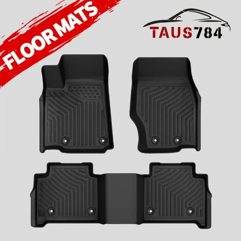 

3pcs Floor Mats Liner for 2022-2024 Jeep Grand Cherokee 3D Mold TPEAll Weather United States