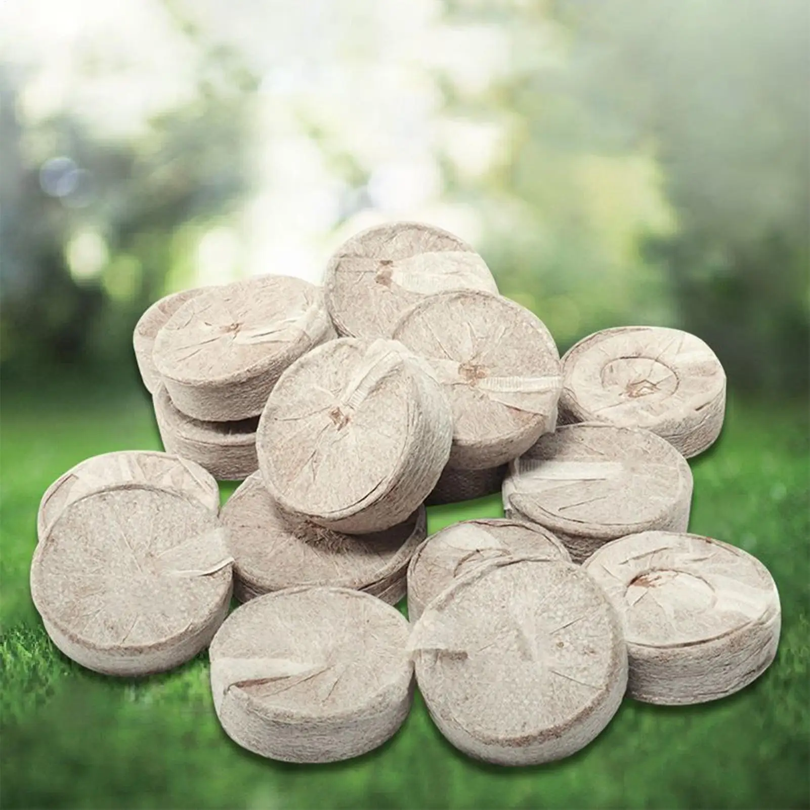 

Капсулы для рассады Soil Pods, 100 штук, диаметр 30 мм, для выращивания рассады в помещении, на улице, для овощных и цветочных грядок, террариумов