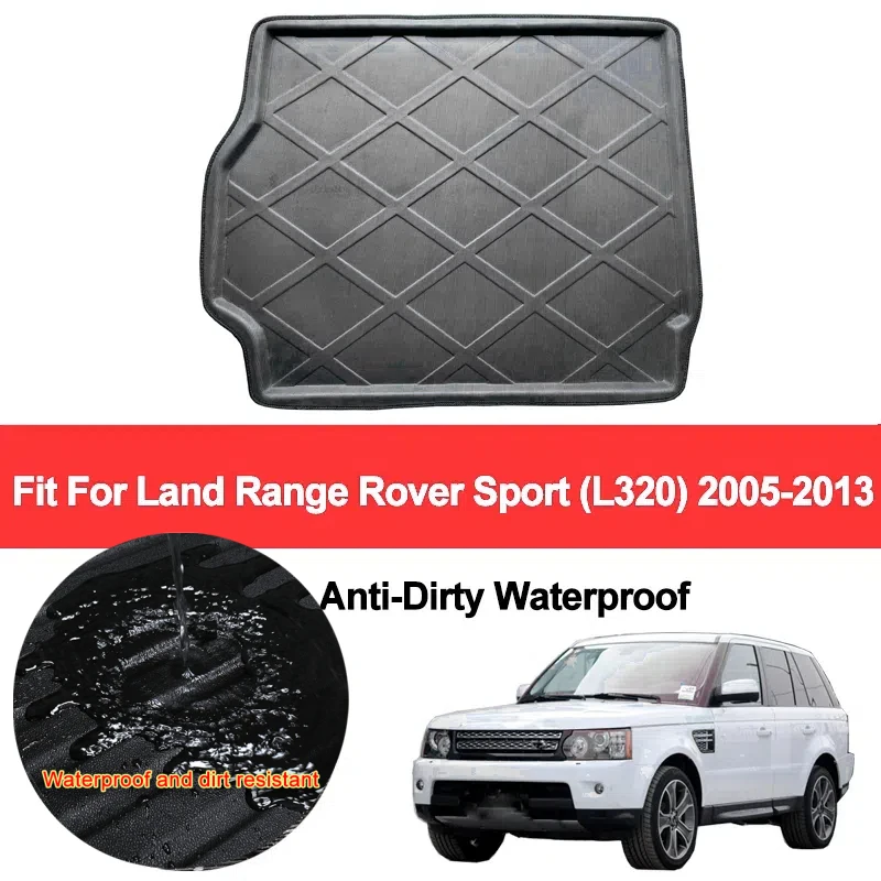 Car Rear Trunk Mat Cargo Tray Boot Liner Carpet Protector Floor Pad Mats For Range Rover Sport L320 3th Evoque 11-N 2005 - 2013 