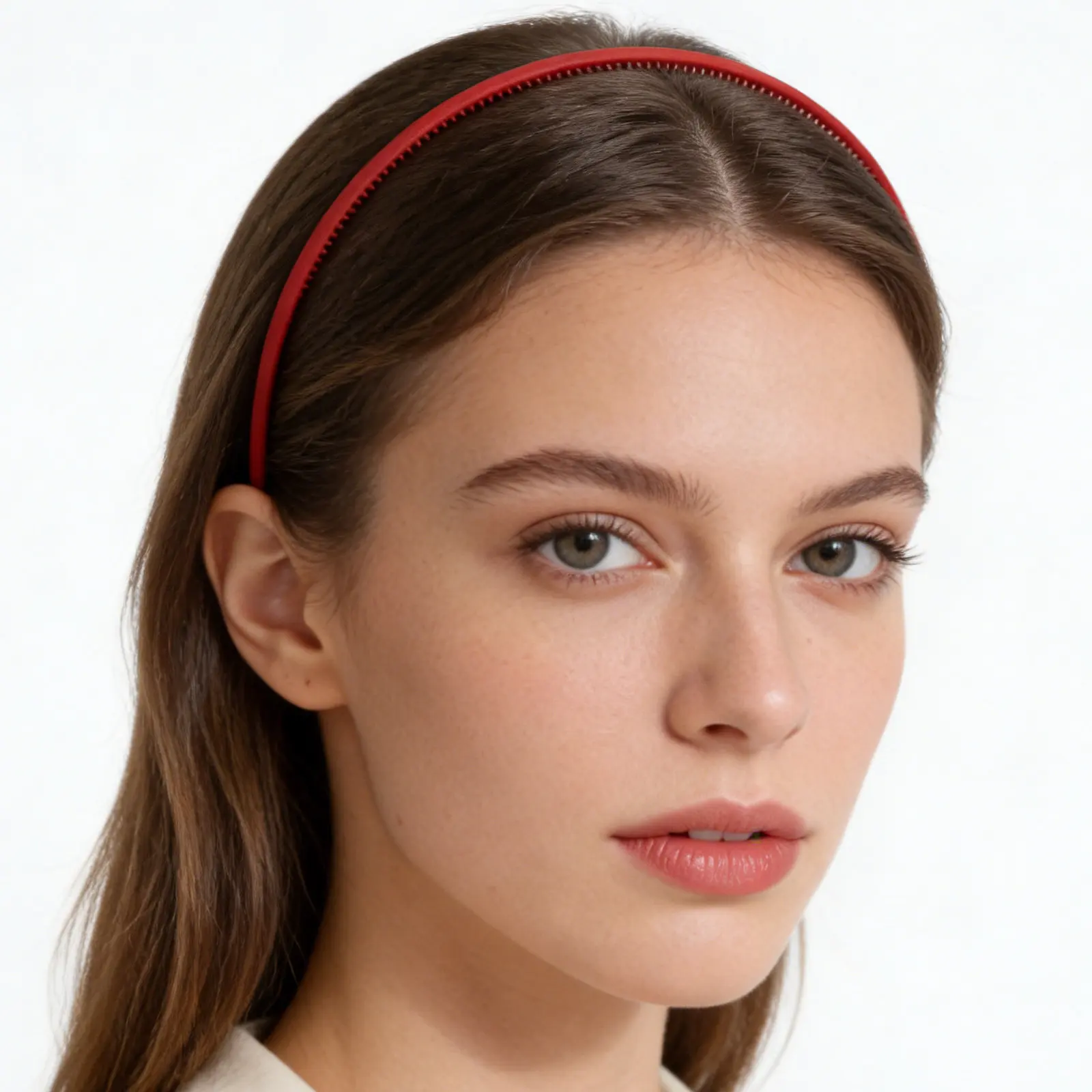 

11Pcs Slim Plastic Headband 0.5cm Thin Non Slip Hair Hoop for Women Sports Yoga Running Makeup Solid Color Hairband Lightweight