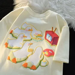 2025 Spring and Summer New Ins Retro Vest American Streetwear Y2K Couple Personality Loose Sweet Niche Goth T-shirt Top