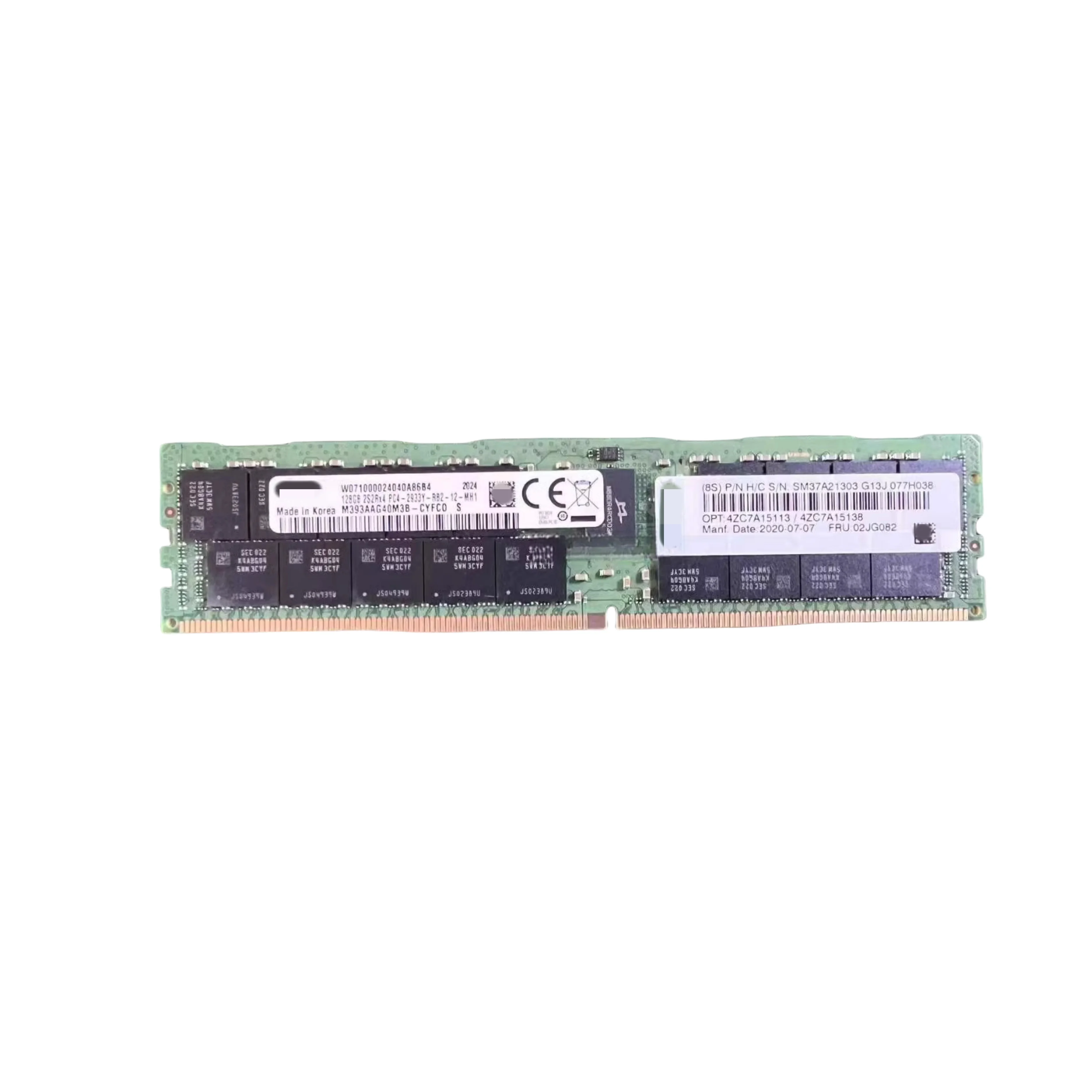 

4ZC7A15113 4ZC7A15138 02JG082 128G 2S2RX4 PC4-2933Y-R