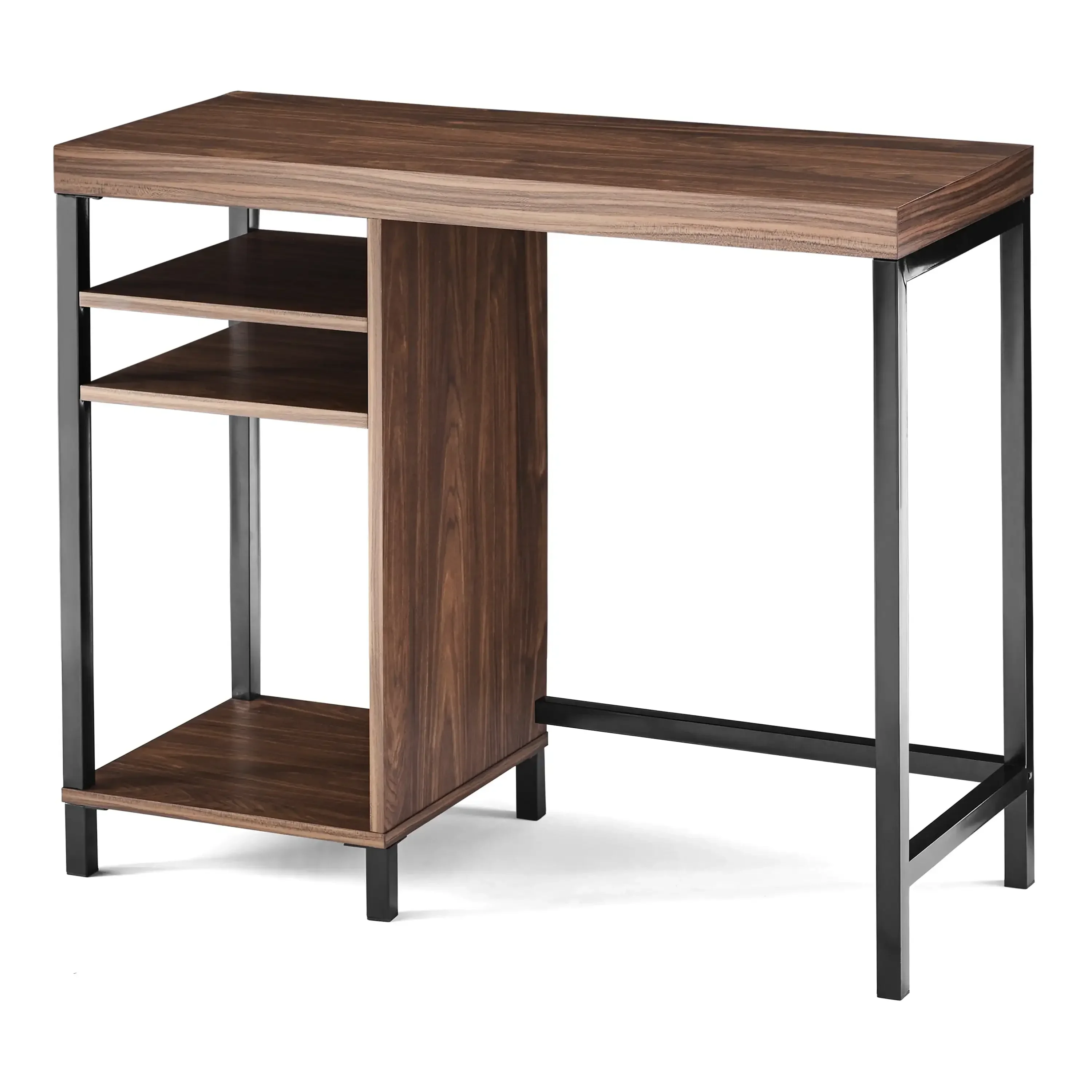 Sumpter Park Cube Storage Desk, Canyon Walnut, laptop desk , desk table , furniture