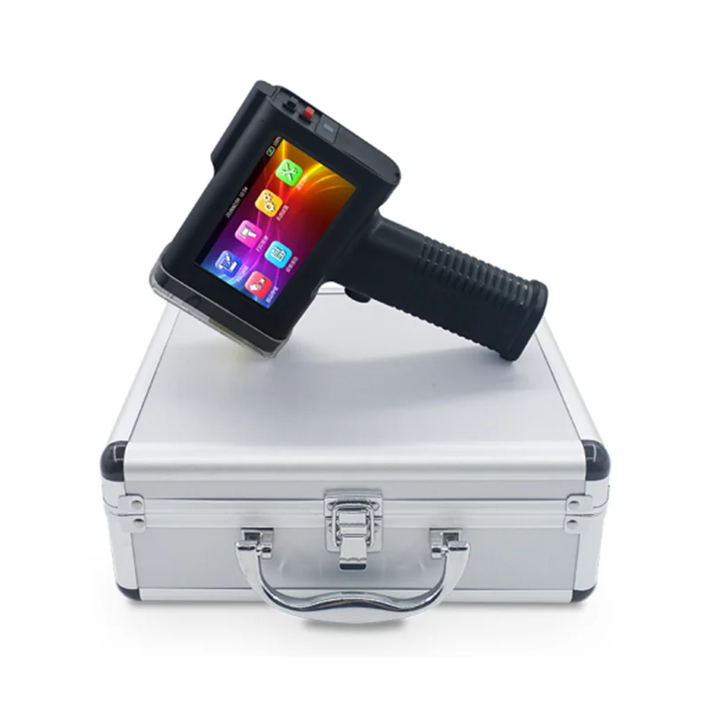 Imagem -02 - Portátil Touch Screen Inkjet Printer m2 Smart Coder Alimentos Bolsa de Plástico Caixa Data de Produção Impressão Handheld