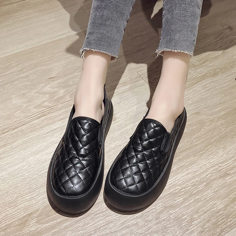 Men Leisure Slip on Loafers Easy Slip on Wear, Ventilated Lining Wick Moisture, Shock Sole Bring Effortless Walking Feeling