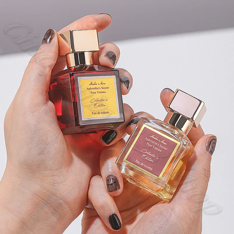 Women's Flower Chinese Secret Language Perfume 3 Pcs suit Gift Box Wooden Amber Musk Flavor 25ml*3