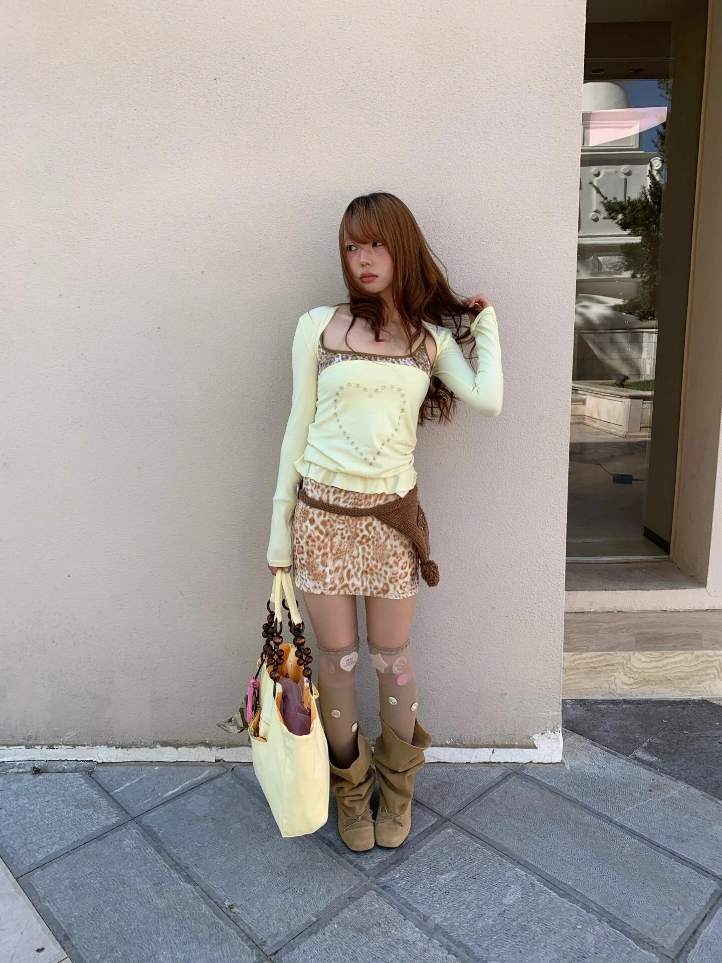 Retro American Hot Girl Leopard Print Low Waist Ultra  Skirt Slim Fit Half-length Skirt for Women High Quality Summer Sho...