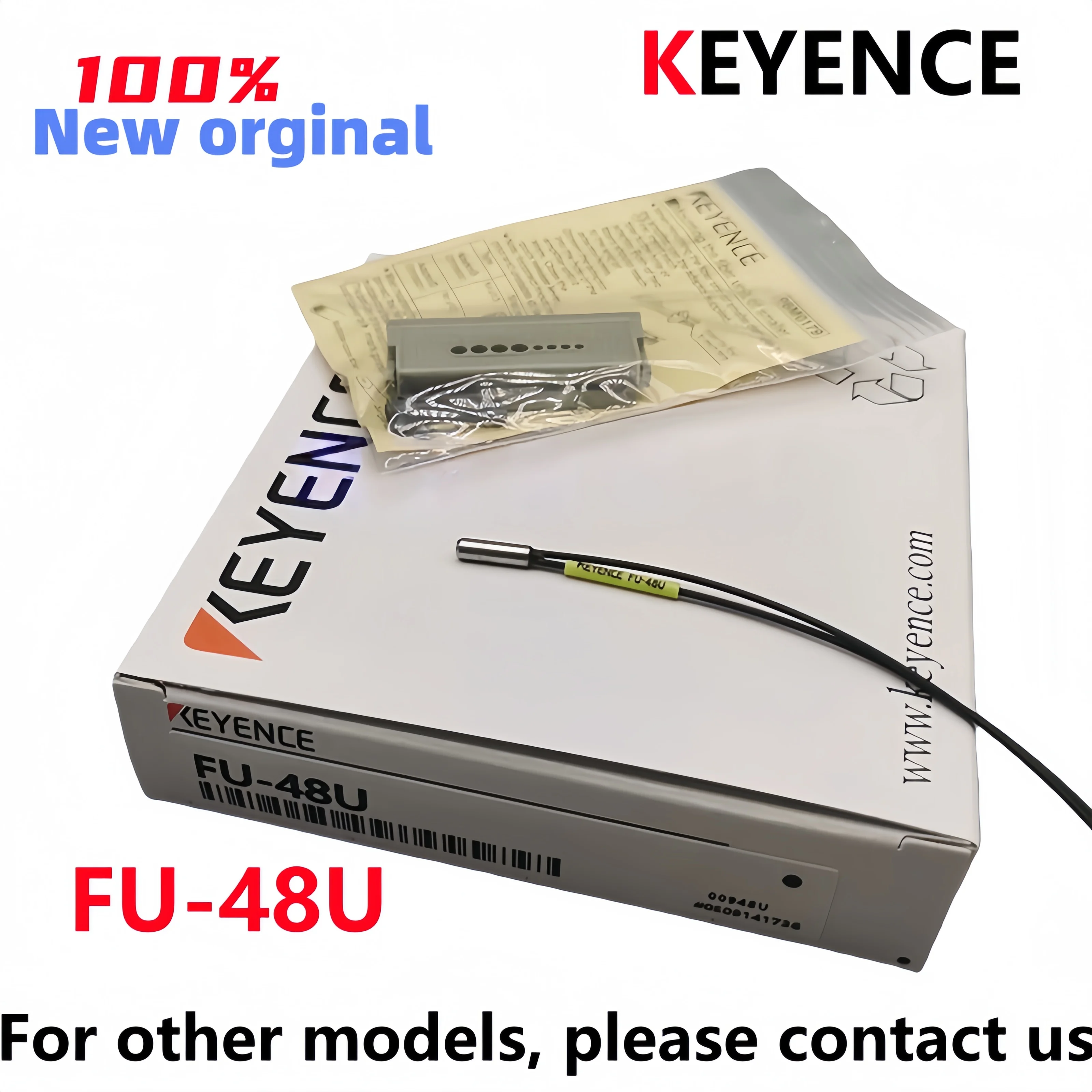 FU-48U KEYENCE Original Long-distance reflective fiber optic sensor