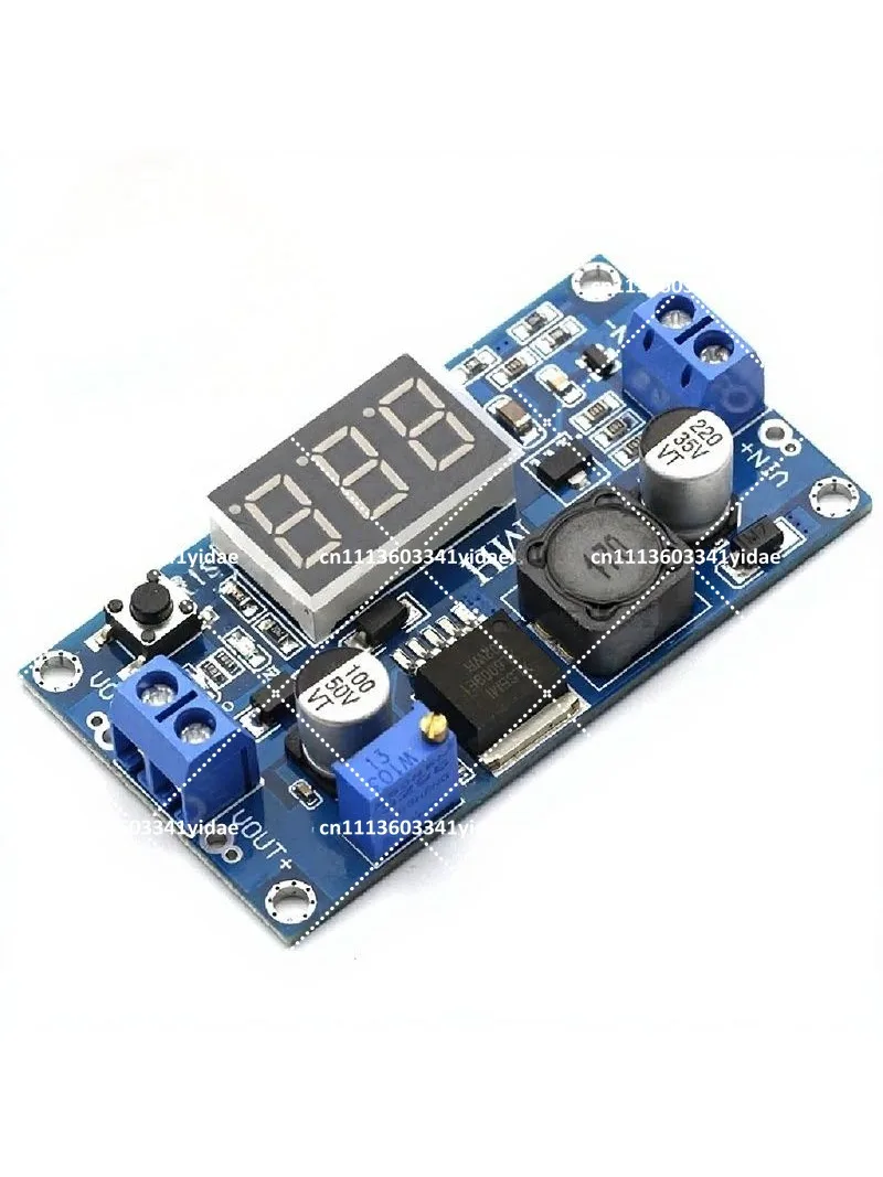 xl6009-dc-dc調整可能昇圧モジュール-3v～32v入力-5v～35v出力調整可能、電圧計表示付き