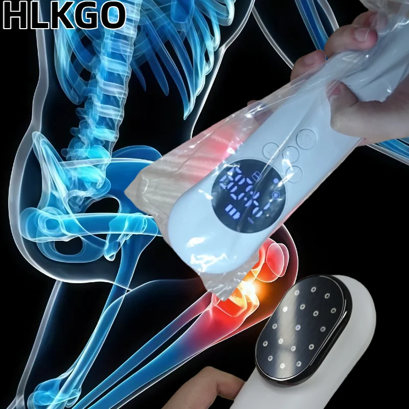 Professional Therapeutic Laser HLKGO 808nm 650nm 880mW for Pain Relief Cold Physiotherapy Massager