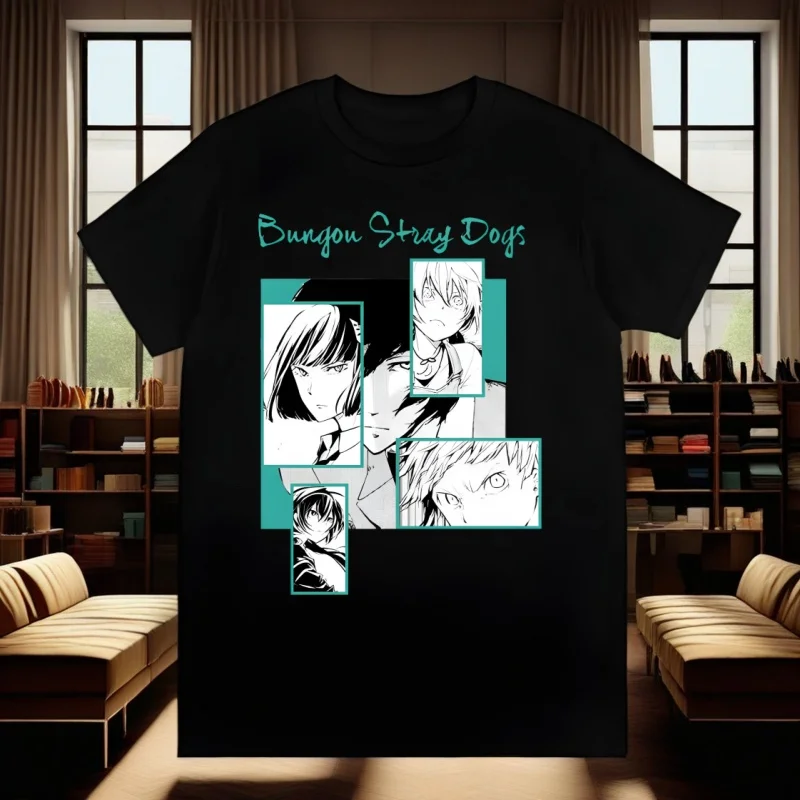 

bungou Stray Dogs аниме Nakahara Chuuya Nakajima Atsushi dazai Osamu футболки модные мужские и женские топы футболка с коротким рукавом