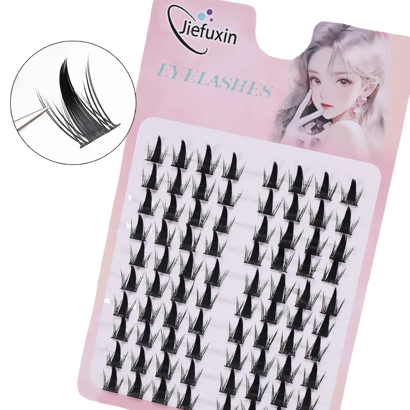 DIY-clusters Valse wimpers Clusters Extensies Individuele wimpers Cluster Natuurlijke gesegmenteerde wimpersbundels