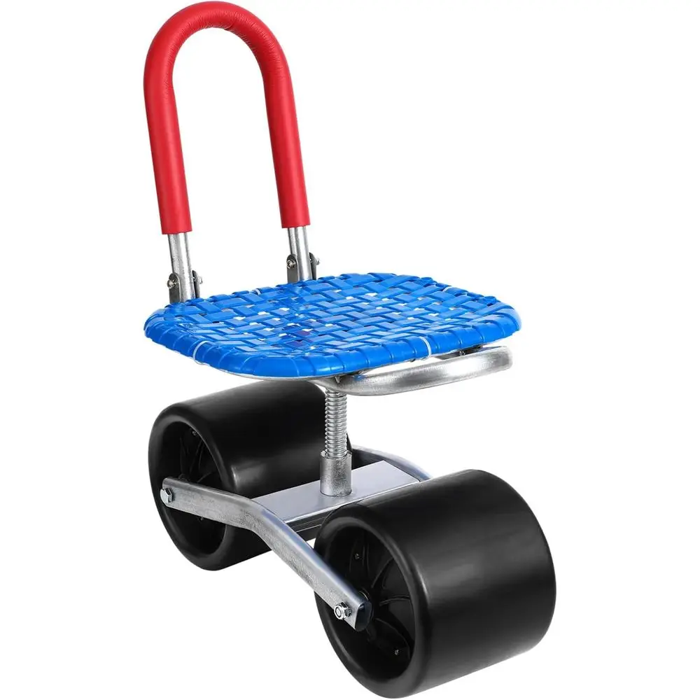 

Садовый стул на колесиках с регулируемой высотой, садовая тележка-сиденье и портативная подставка для колен для использования на улице