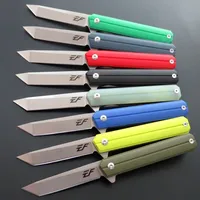 Eafengrow EF65  pocket knife D2 Steel blade + G10 handle ball bearing folding knife outdoor hunting camping fruit knife EDC Tool