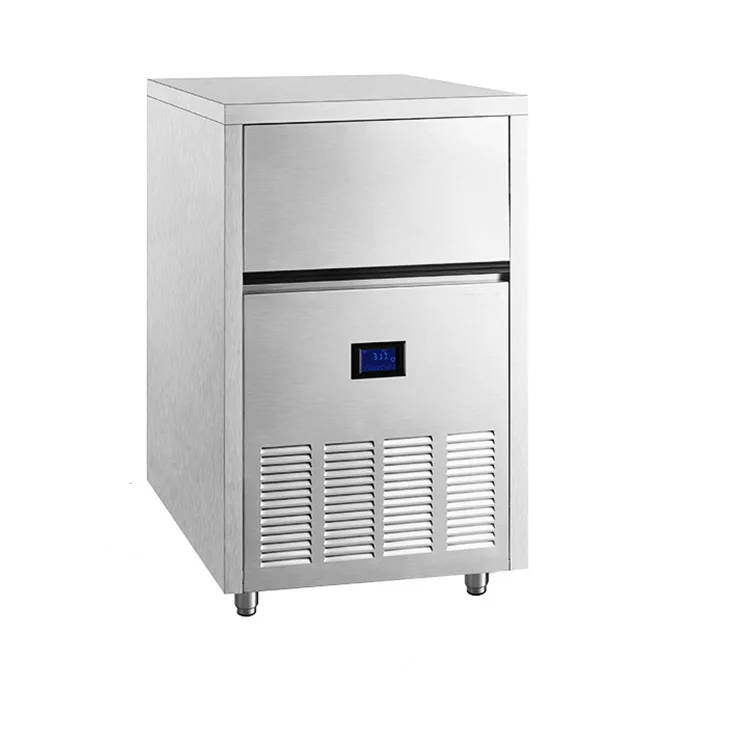 Iyi fiyat buz yapma makinesi Ticari sıcak satış 32 kg Küp Buz Yapma Makinesi Çin İçecek dükkanı için hava soğutmalı