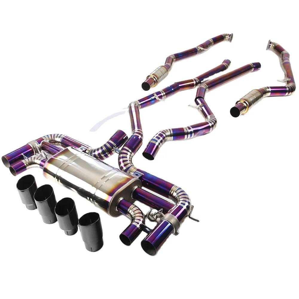 

Titanium Exhaust System Performance for E70 E71 4.4TMuffler With Valves and Tips