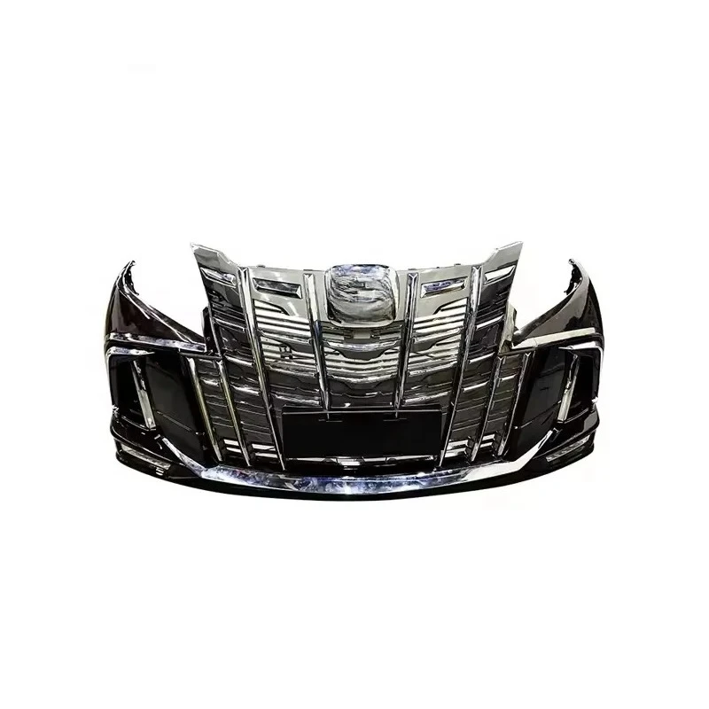 

Автомобильный бампер из полипропилена, передний бампер в стиле Saint Seiya для Honda Elysion 2016-2021, передняя решетка радиатора с гальванической полосой