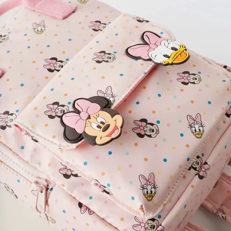 Disney kreskówka Minnie mysz nowy plecak dla dzieci Mini tornister dziewczęca i chłopięca torba na ramię