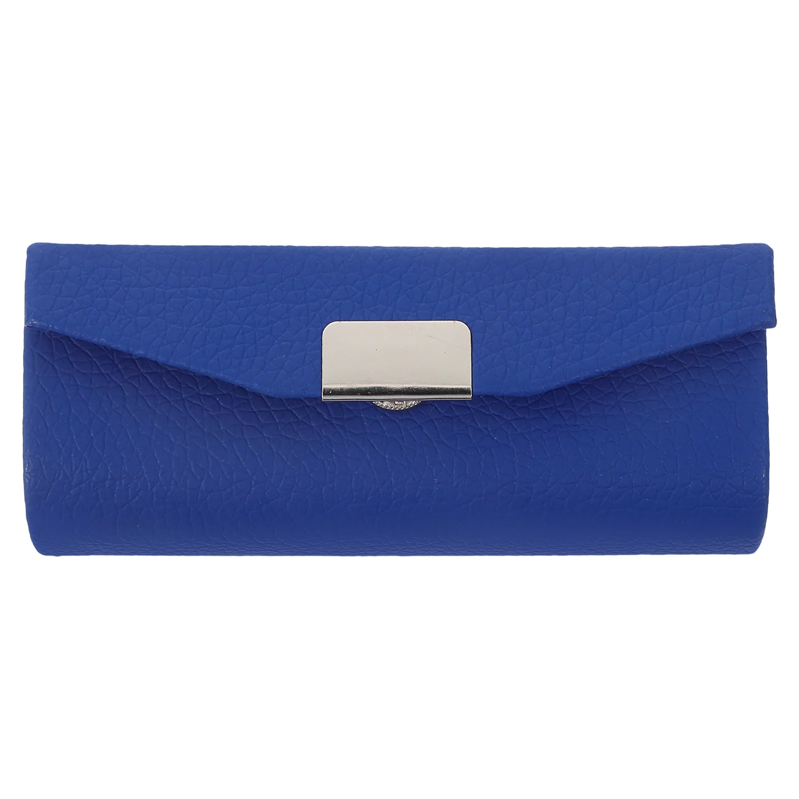 

Single Lipstick Case Portable PU Lip Gloss Holder with Mirror Elegant Storage Box for Women Travel Outdoor Use Random Color