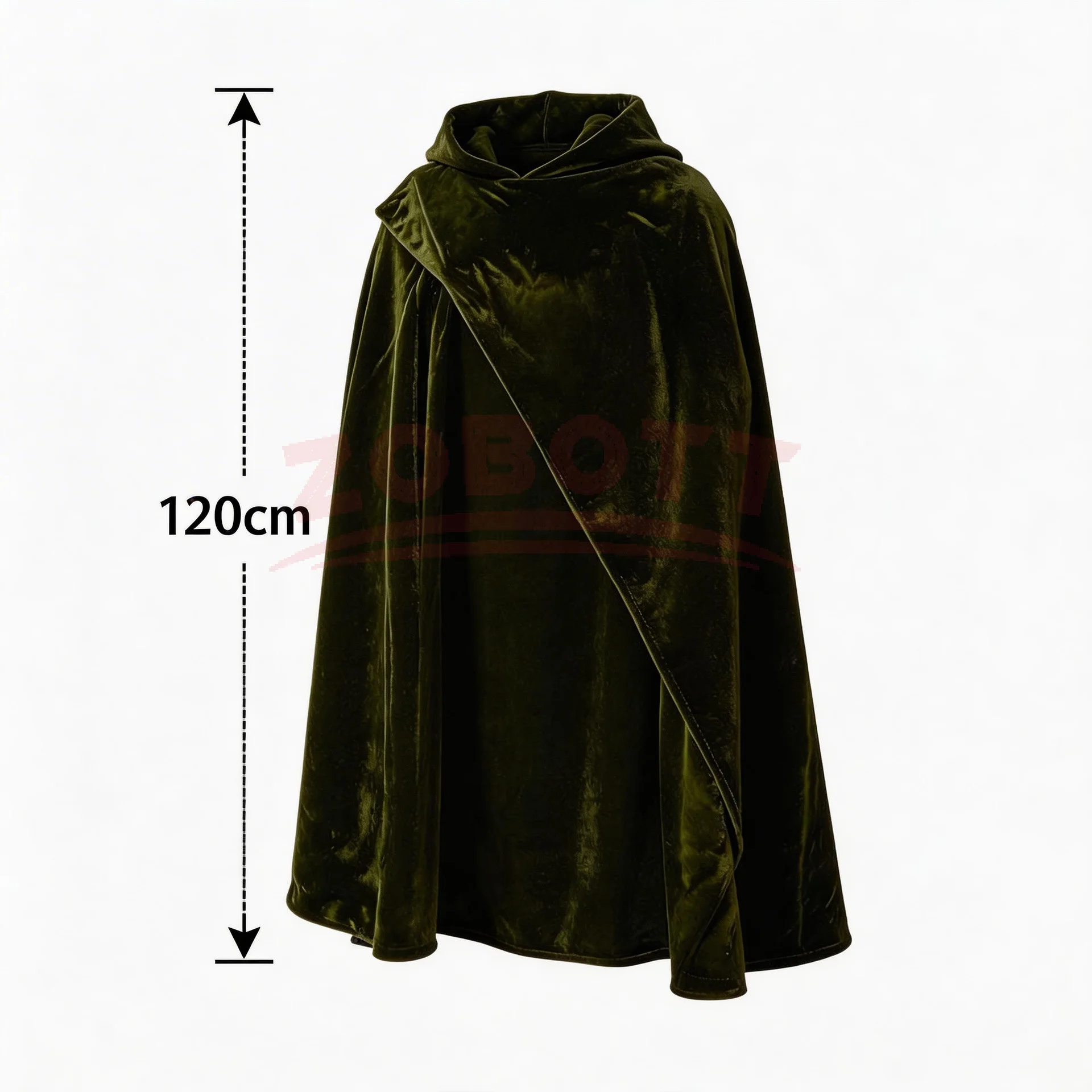 Medieval Velvet Hooded Cloak - - đánh giá và giá Vintage Trench Coat
