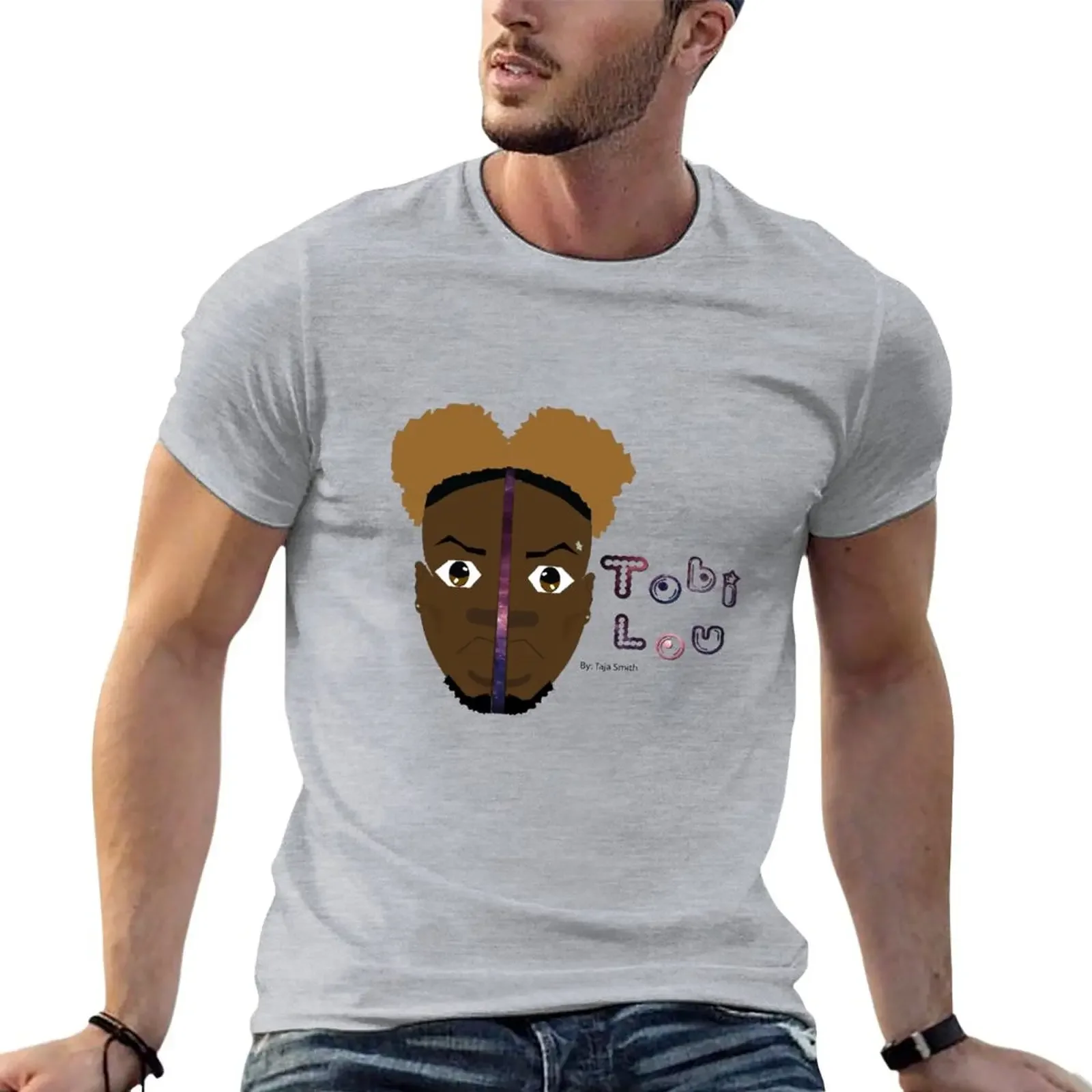 tobi lou T-Shirt sports fans oversized mens t shirt