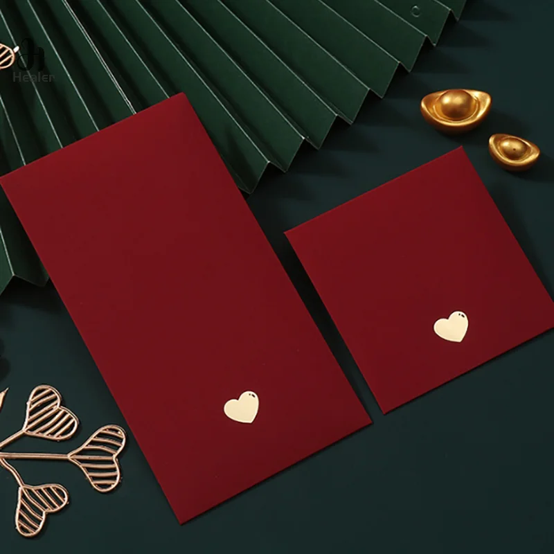 6 pz/pacco busta rossa cinese capodanno Festival di primavera bambini buste di denaro fortunato busta regalo pacchetto rosso borsa rossa
