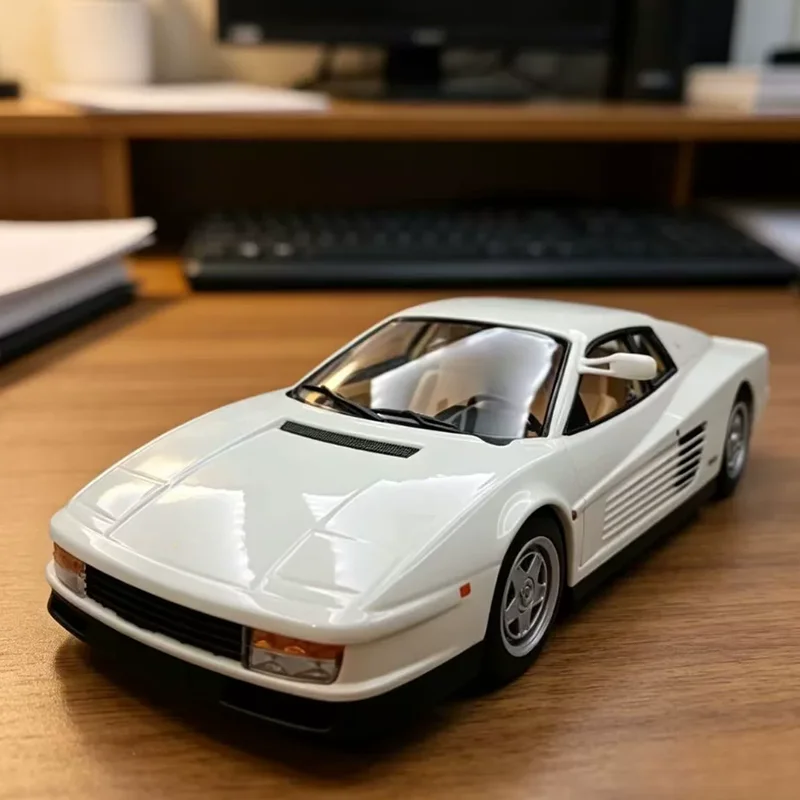 KK-Scale 1:18 1984 Testarossa Alloy Car Model Adult Gift Static Finished Decoration Desktop Creative Souvenir Toy