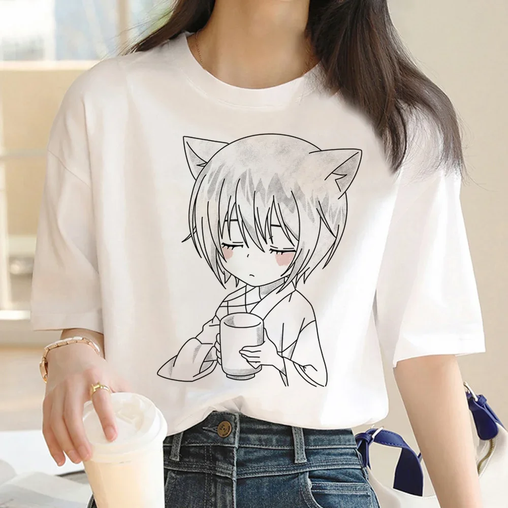 

Футболка Tomoe Kamisama Kiss для женщин, летняя японская футболка Y2K с графическим принтом для девушек, забавная одежда в стиле 1920-х, для мужчин и женщин, летние топы