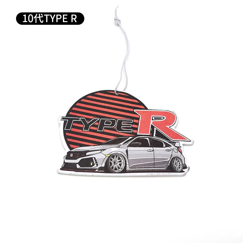 JDM Car Modification Culture Air Freshener Pendant Rear View Mirror Aromatherapy Pendant Car Decorations Present for Husband