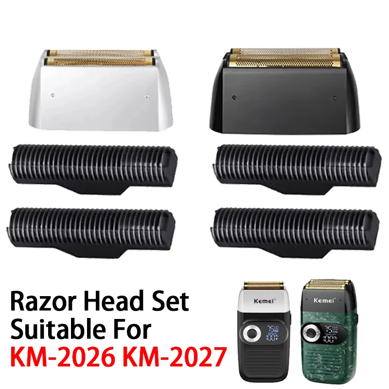 

Original Replacement Blades For KEMEI 2026/2027 Shaver Knife Head And Knife Net Mesh Shaving Accessories 2026/2027