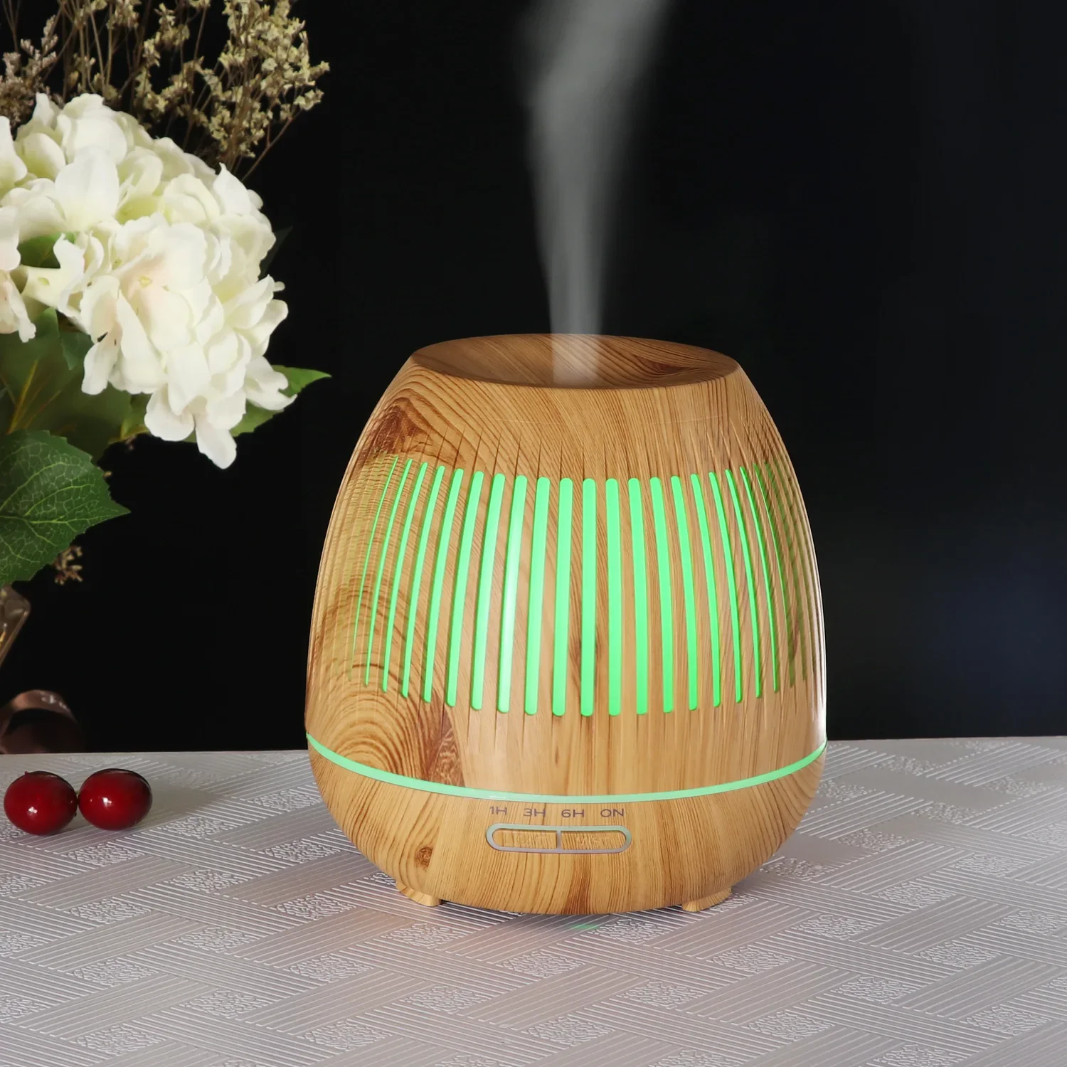 WiFi Smart Luchtbevochtiger Aromatherapie Essentiële Olie Diffuser 7 Kleuren LED Nachtlampje Cooling Mist Home Aromatherapie Machine