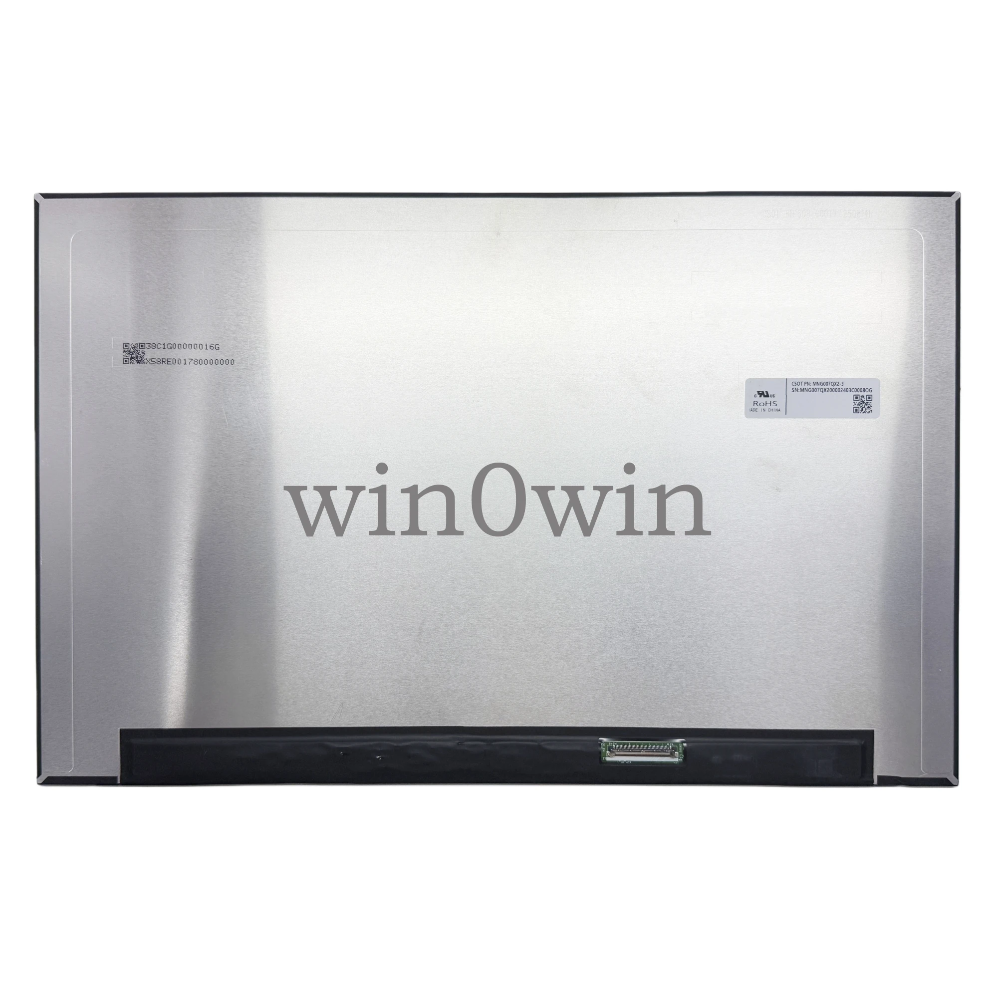 Panneau de matrice 180Hz 1920x1200 MNG007QX2-3 16.0 "écran d'affichage à cristaux liquides d'ordinateur portable