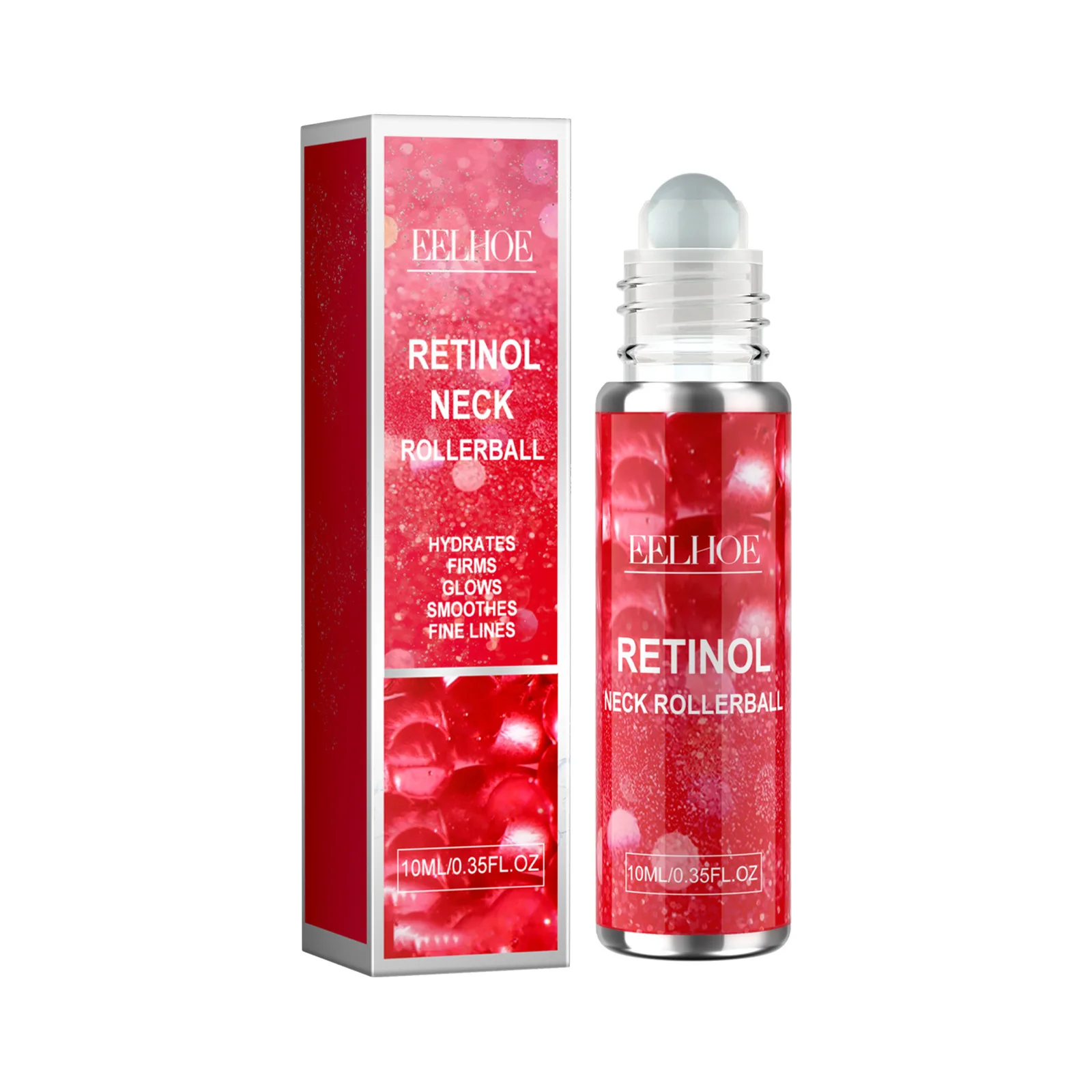 10ml Eelhoe Retinol Fading Neck Lines Ball Hydrating Moisturizing and Nourishing Fading Wrinkle Neck Lines Loose Skin Care