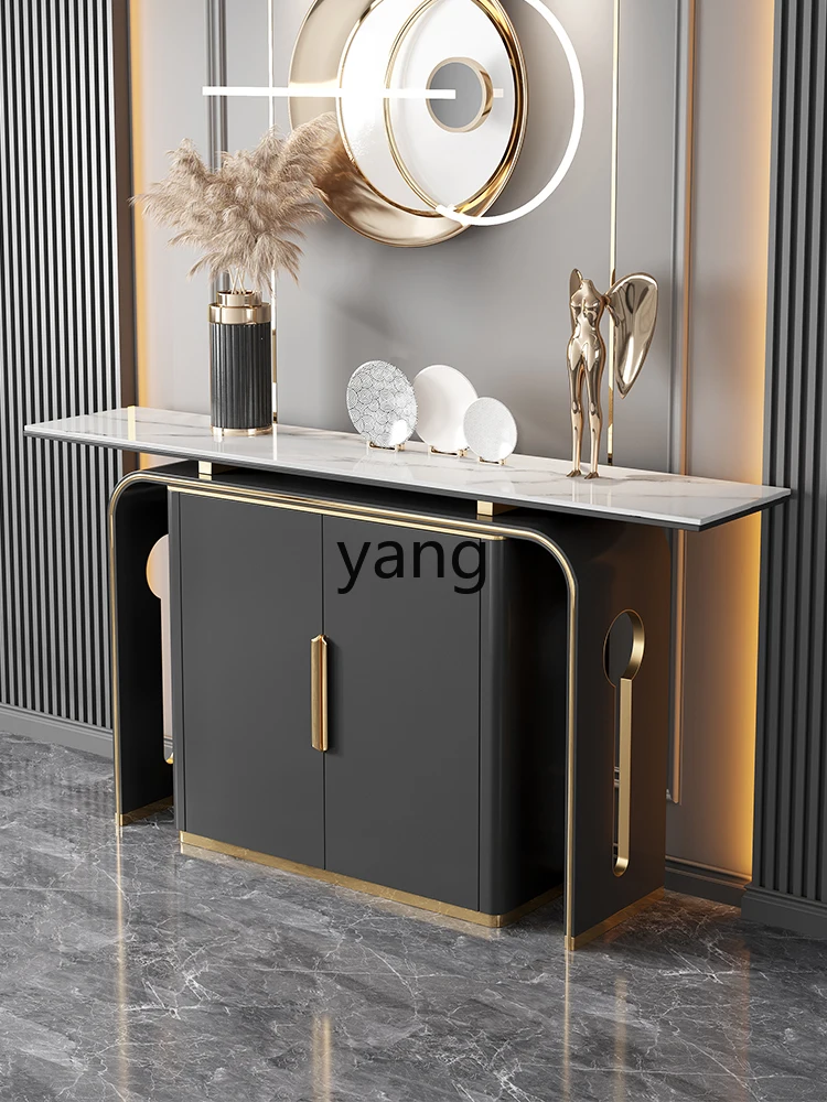 Yjq Light Luxury Console Entrance Cabinet Home Side View Sets Aisle Corridor Decorative Storage Console Tables