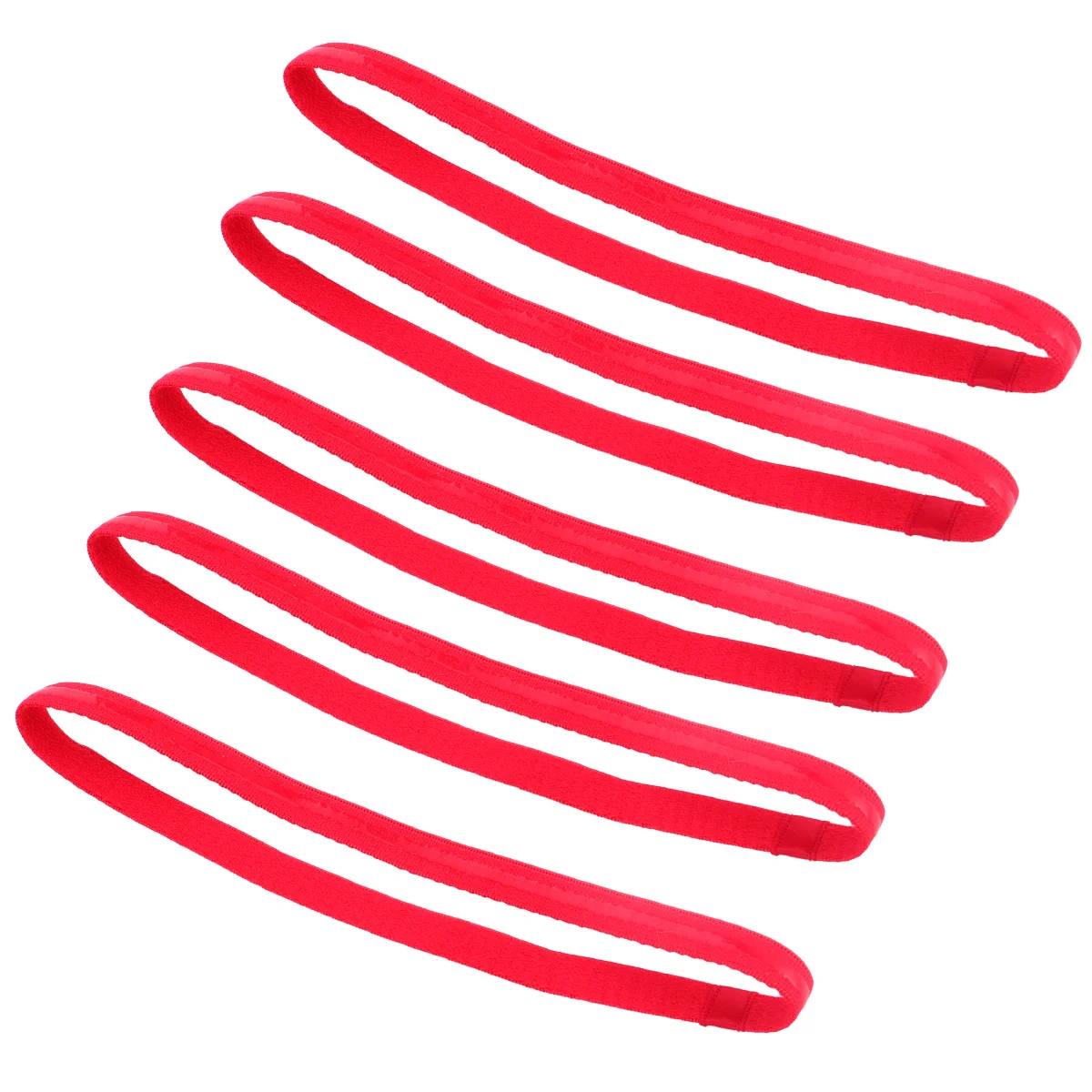 

FOMIYES 5Pcs Elastic Sports Headbands for Men Women Non Sweat Absorbent Cotton Running Yoga Gym Workout Hair Bands