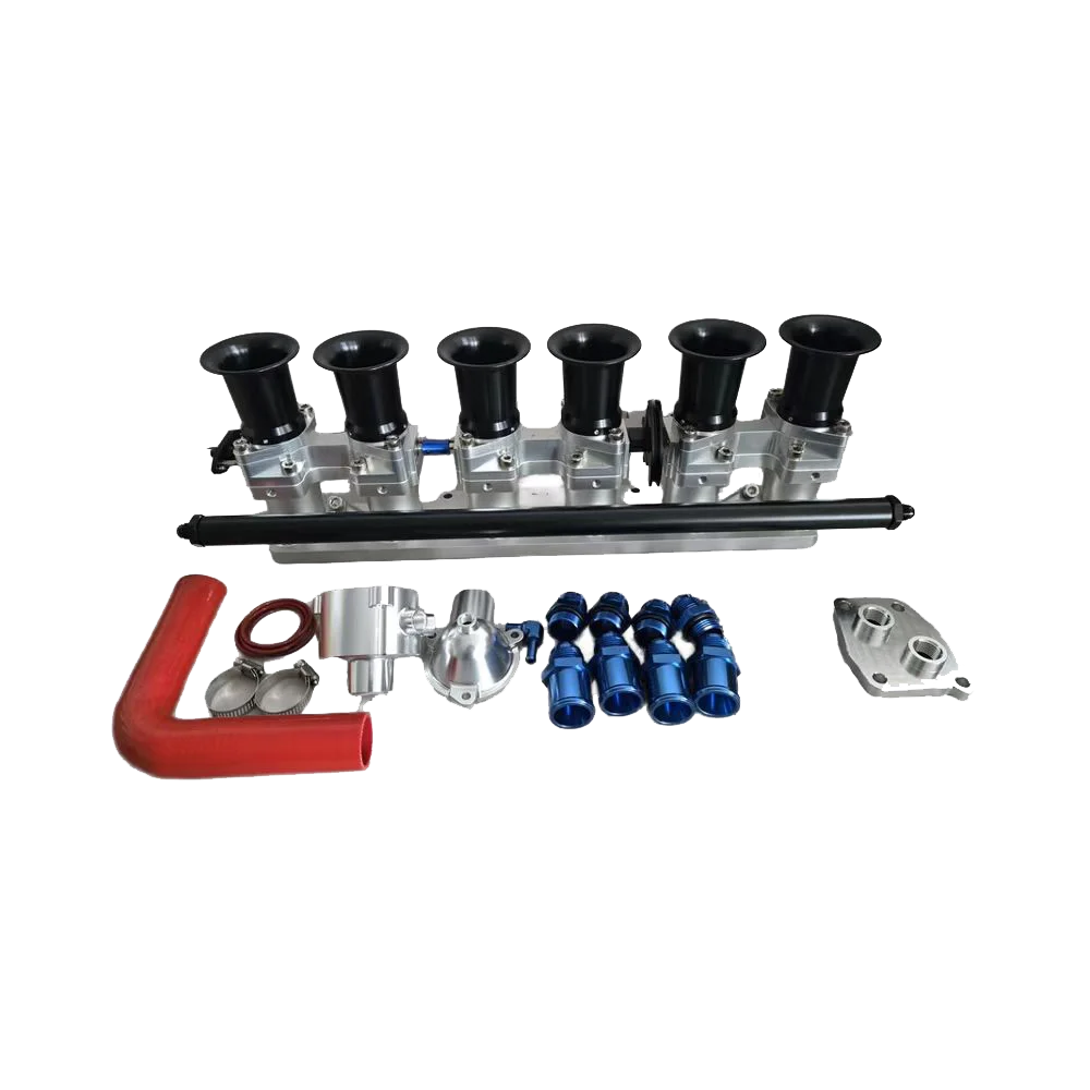 

Aluminum 45mm Intake Manifold ITB Set for Mercedes Benz W201 W124 W126 R107 SL R107 SL W463 M103 Individual Throttle Bodies