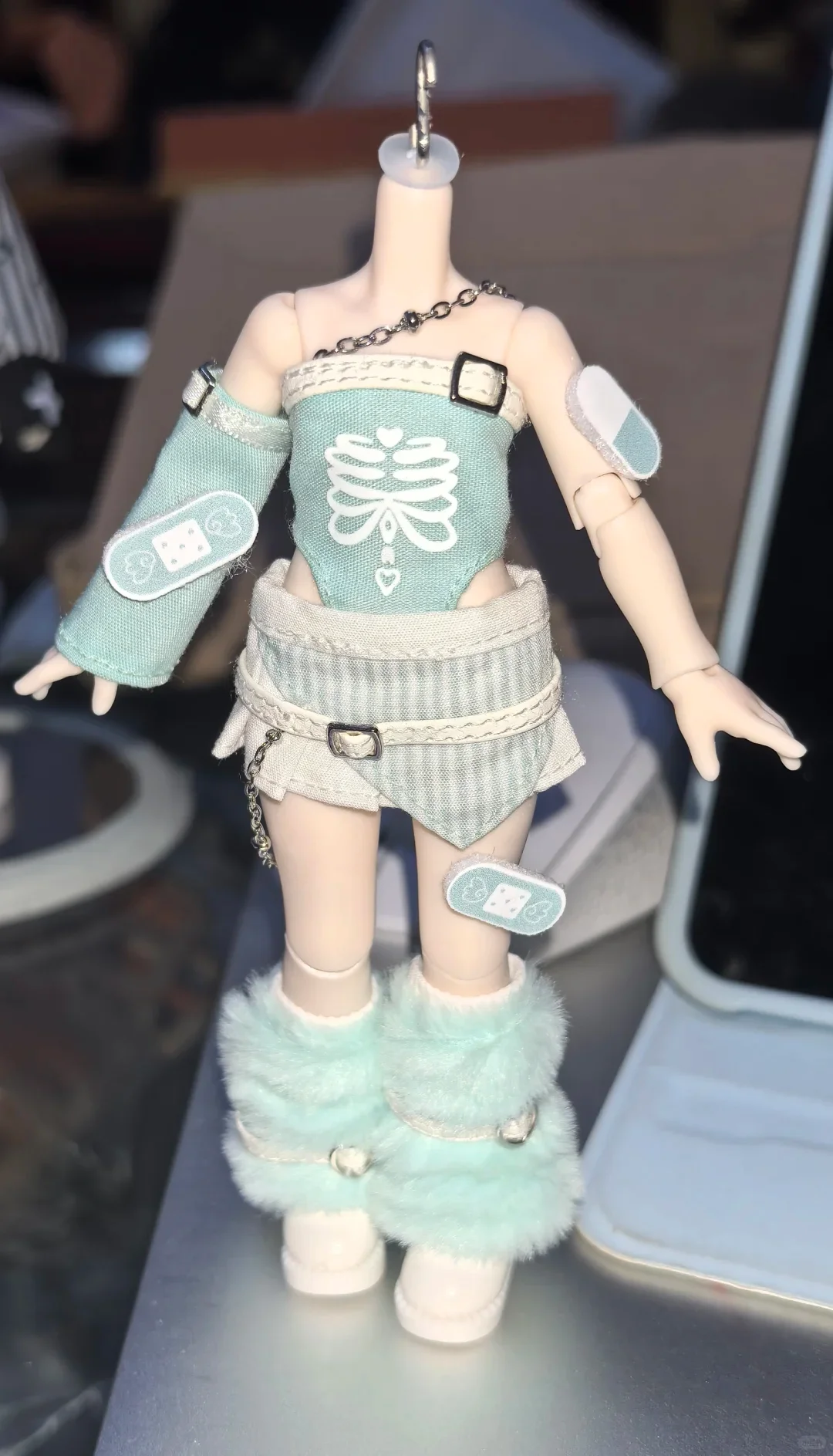 

Yuse Prescription Daily Series Кукольная одежда Симпатичная юбка Наряд Модная одежда для Ob11 Bjd 1/12 Масштабные куклы Идеально подходит для куклы