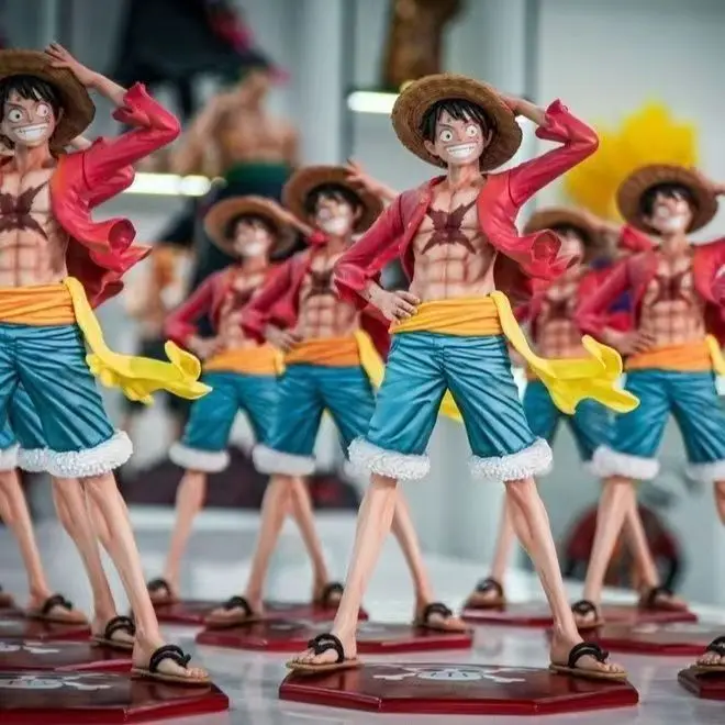 

ZW studio One Piece Straw hat Ghost Island Nika Luffy 9.44Inch/24cm Zoro Figura de Anime Can move PVC Collect Mode Toys Gifts
