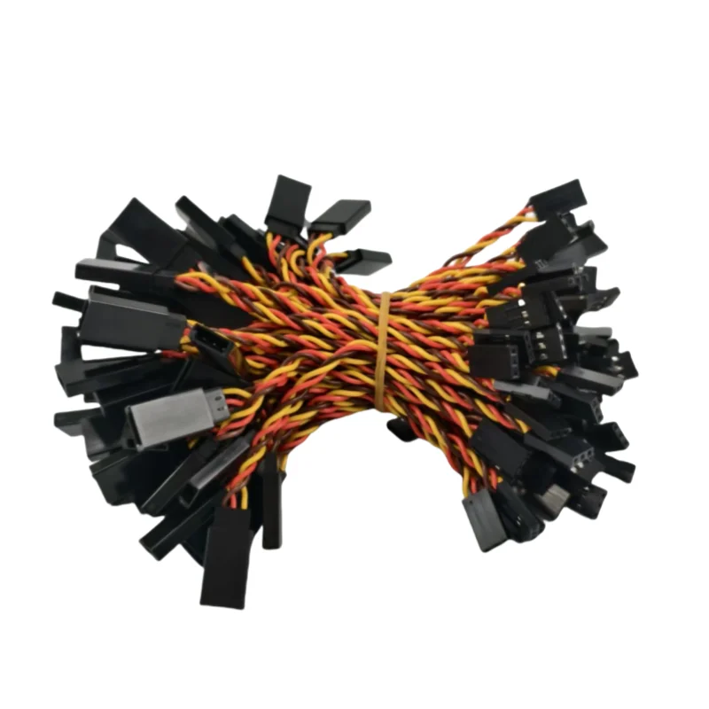 10 pieces of 10/15/20/30/50/100cm JR servo extension cable 30 core twisted wire high current anti-interference