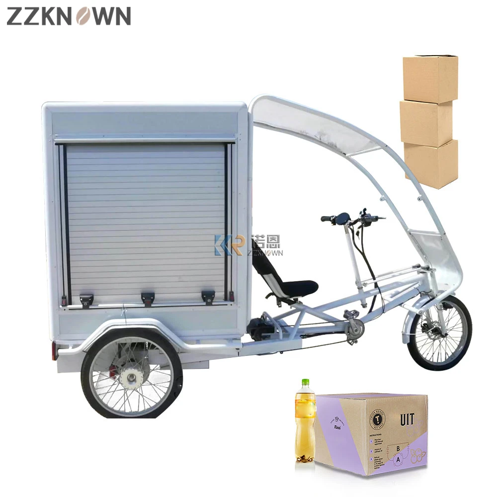 New Arrival Adult Electric Tricycles with Big Box Mobile Cargo Tricycle Car 3 Wheels Vehicle Bike Bicycle Luggage Carts for Sale