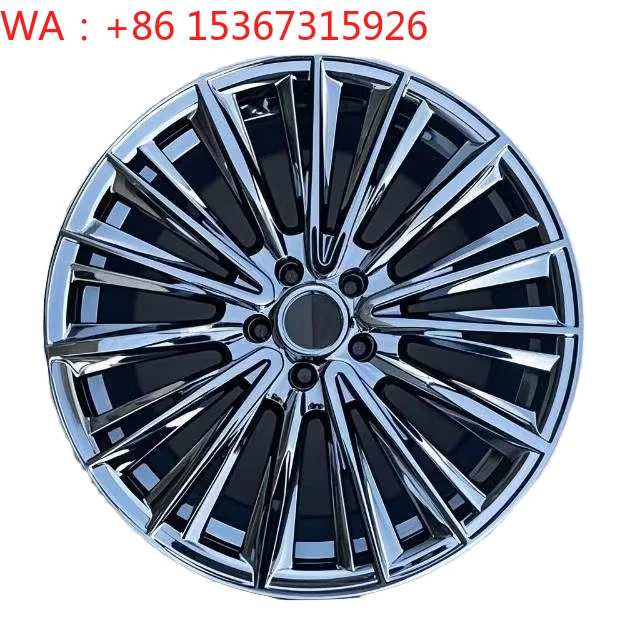 17-19 Inch Hyper Black Concave Multi Spoke Flow Form Aluminum Alloy Passenger Car Wheels Universal Rims
