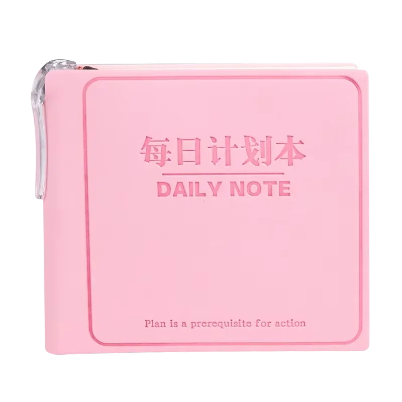 دفتر ملاحظات مربع من جلد البولي يوريثان منقوش للقيام بقائمة للوازم المدرسية والقرطاسية والمكتب أداة مكتب هدية إبداعية متينة