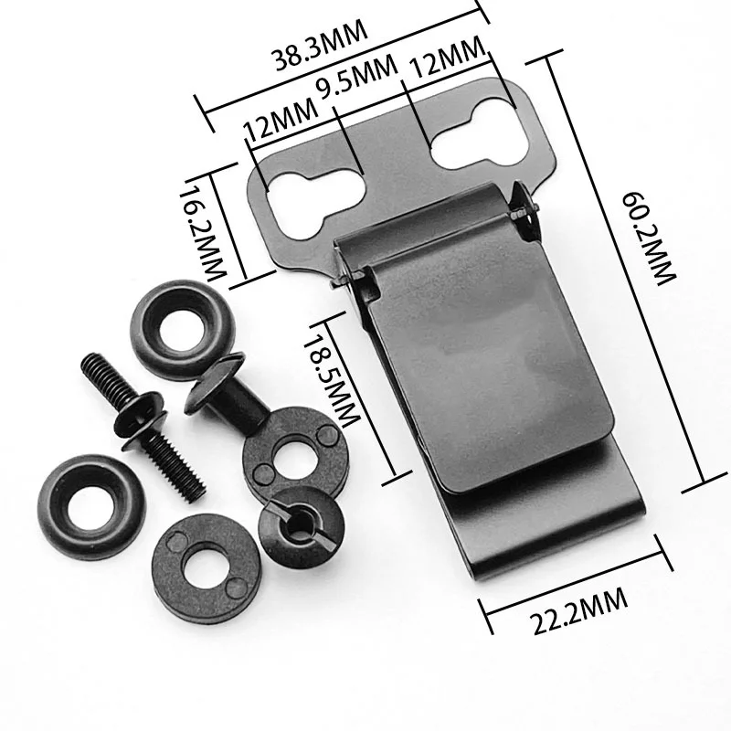 Imagem -03 - Holster Belt Clip Faca Bainha Bainha Grampos da Cintura Ultituck Acessórios Pocket Clip Ultitime Set Aço Inoxidável