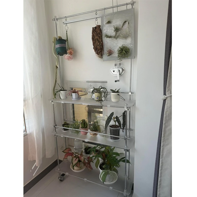 

Optical axis acrylic flower rack, medieval style rack
