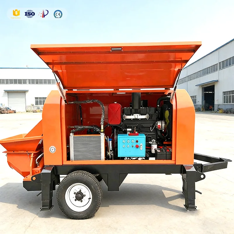 YG Secondary Structural Concrete Pump Electric Small Cement Mortar Pumping Machine House Construction Engineering Tools