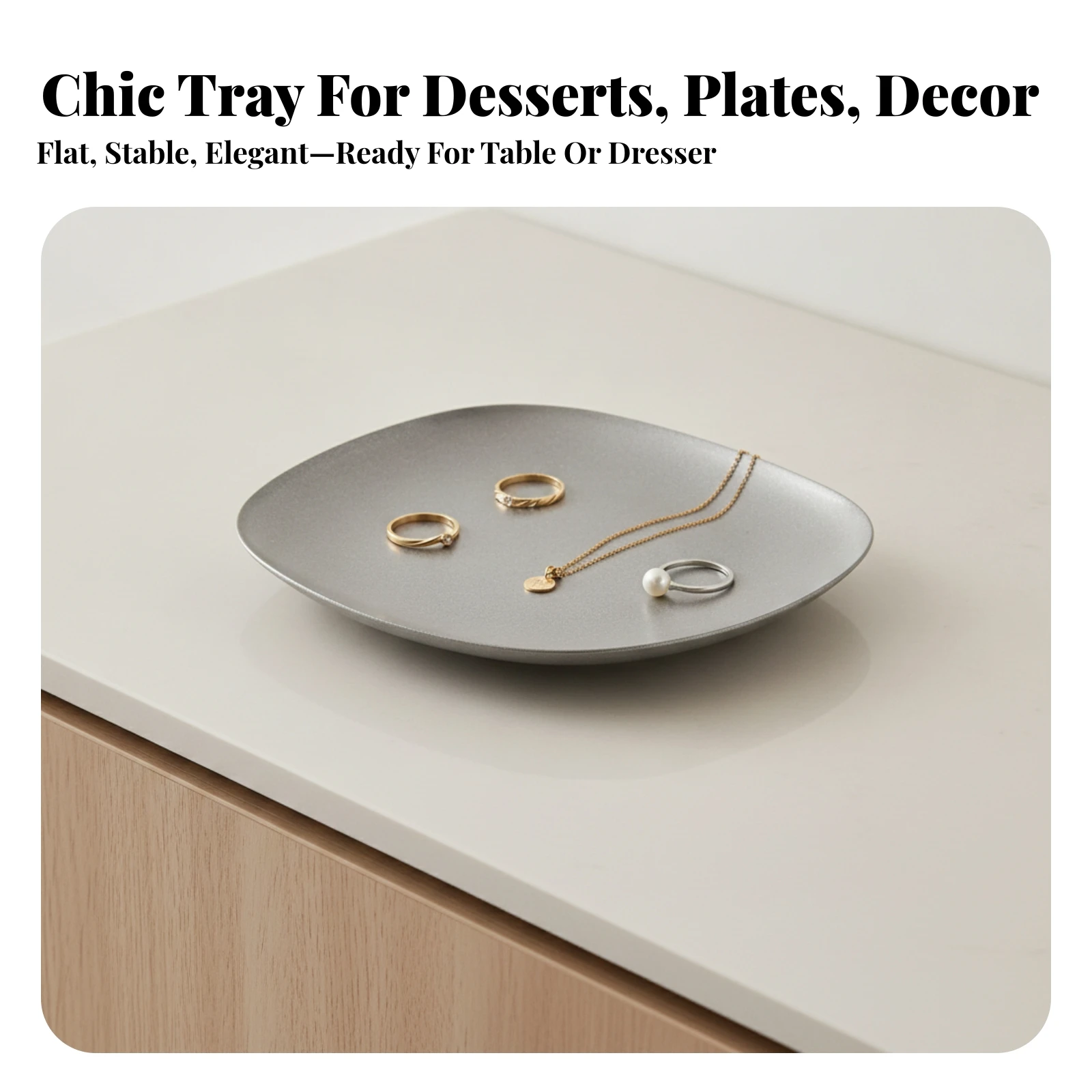 Assiette carrée incassable en acier inoxydable, plat de service en métal, assiettes durables et robustes pour les hôtes et la salle à manger à domicile
